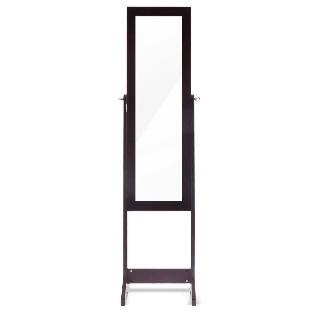 110cm Mirrow with Cabinet - Walnut