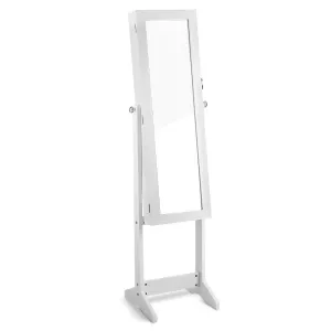 110cm Mirrow with Cabinet - White