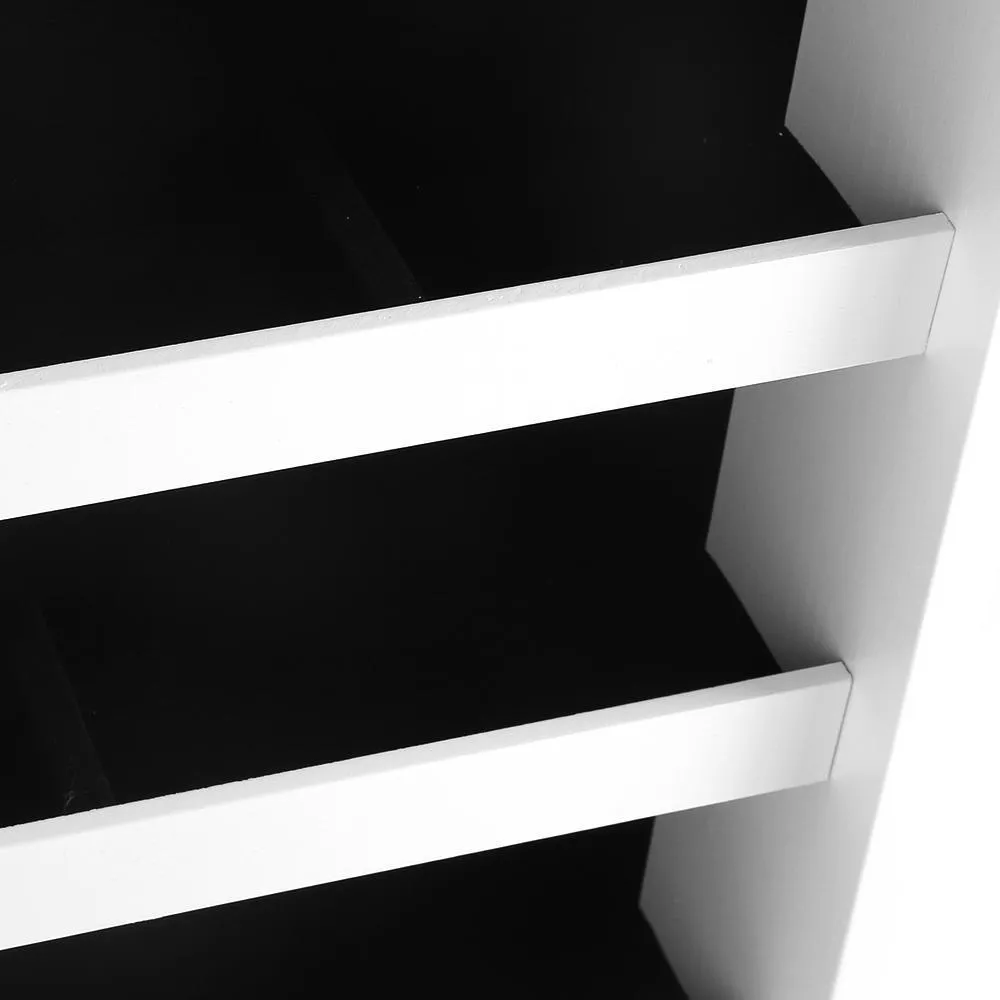 110cm Mirrow with Cabinet - White