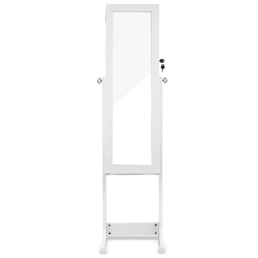 110cm Mirrow with Cabinet - White