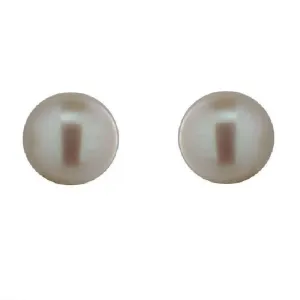 18k Yellow Gold 7 mm. Cultivated Pearl Stud Post Earrings