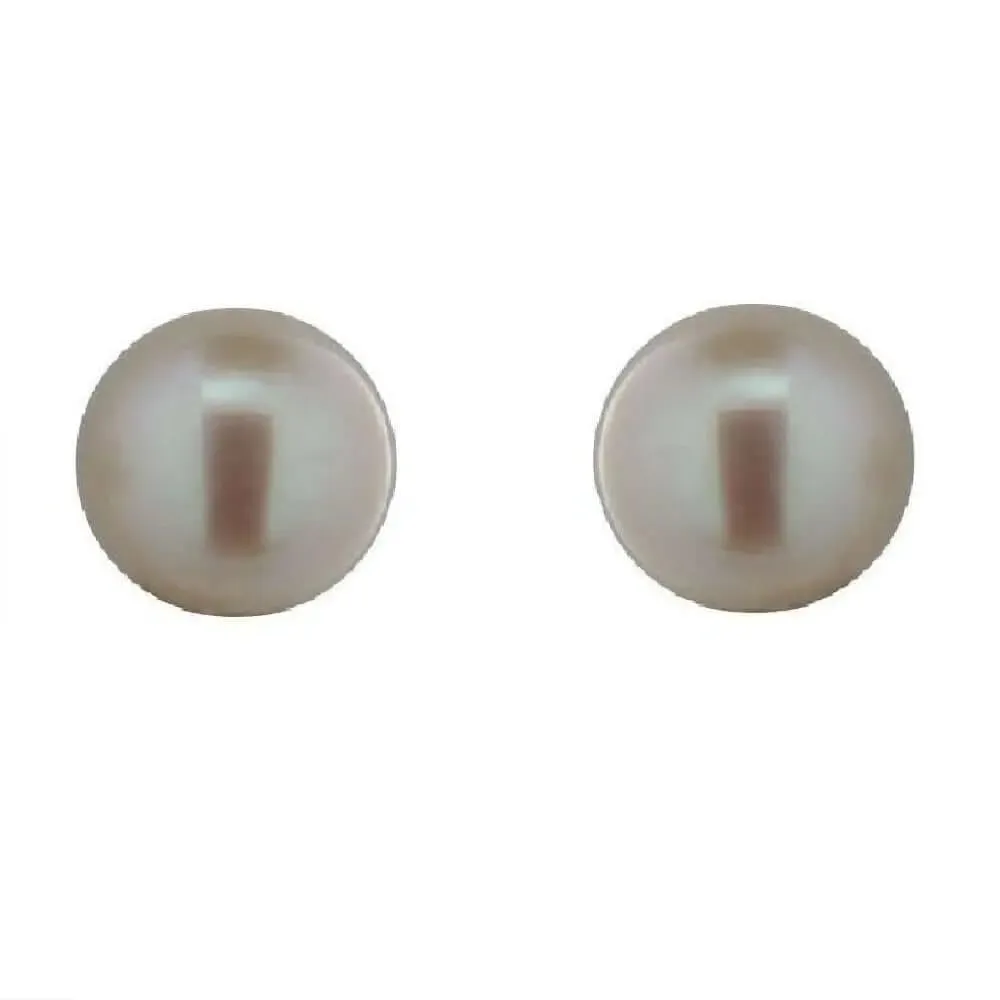 18k Yellow Gold 7 mm. Cultivated Pearl Stud Post Earrings