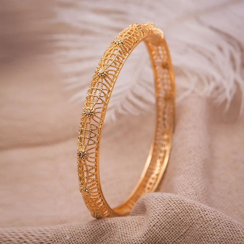 1PCS Dubai Women Bangle  Elegant Trendy Women