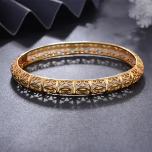 1pcs/lot Dubai Bangles Gold Color Bangles For Women