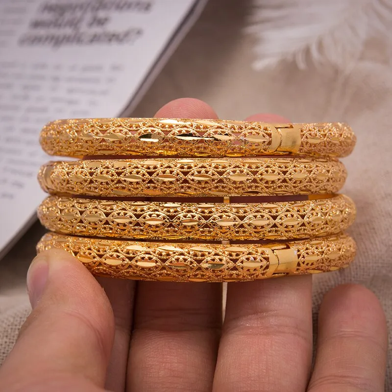 4Pcs bangle/men/women/love/gold/Bride/cuff bracelets