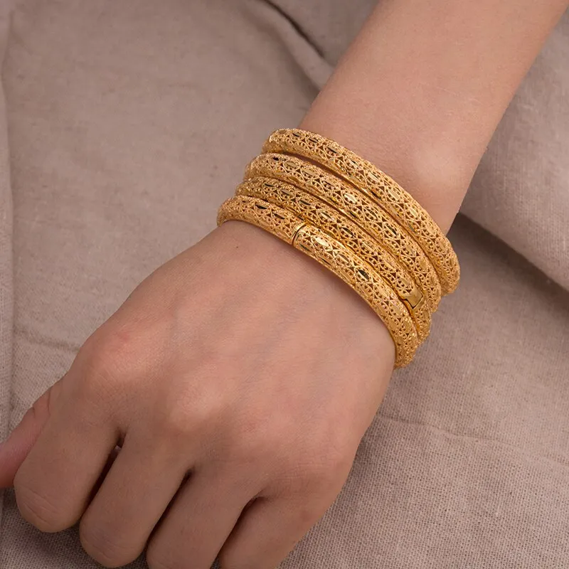 4Pcs bangle/men/women/love/gold/Bride/cuff bracelets