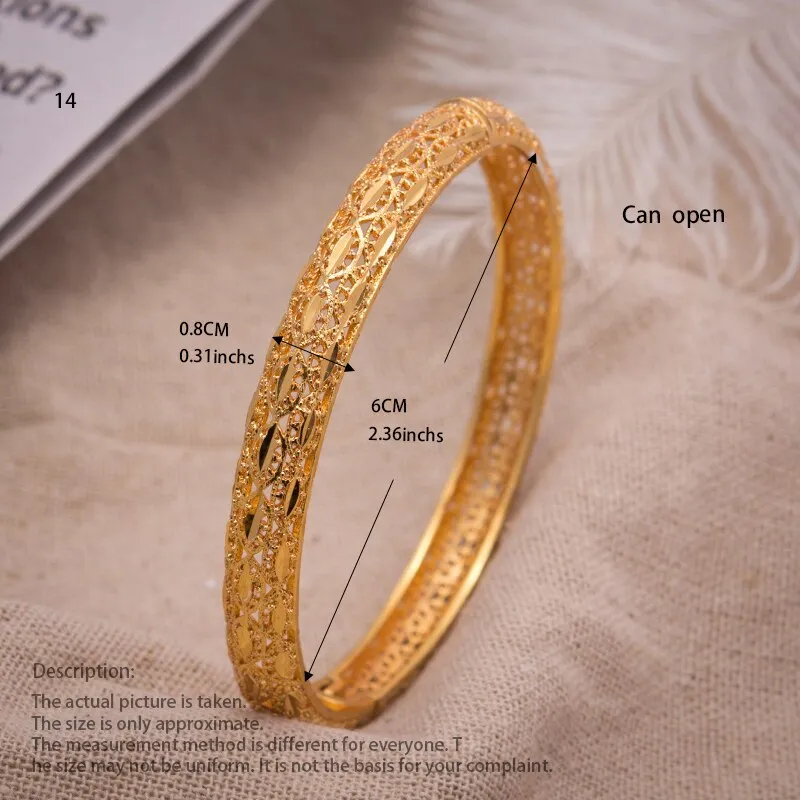 4Pcs bangle/men/women/love/gold/Bride/cuff bracelets