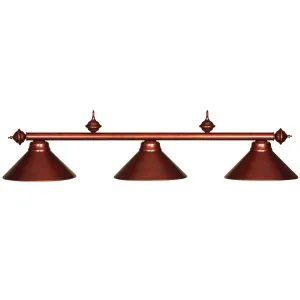 54" 3LT BILLIARD LIGHT- ENGLISH TUDOR