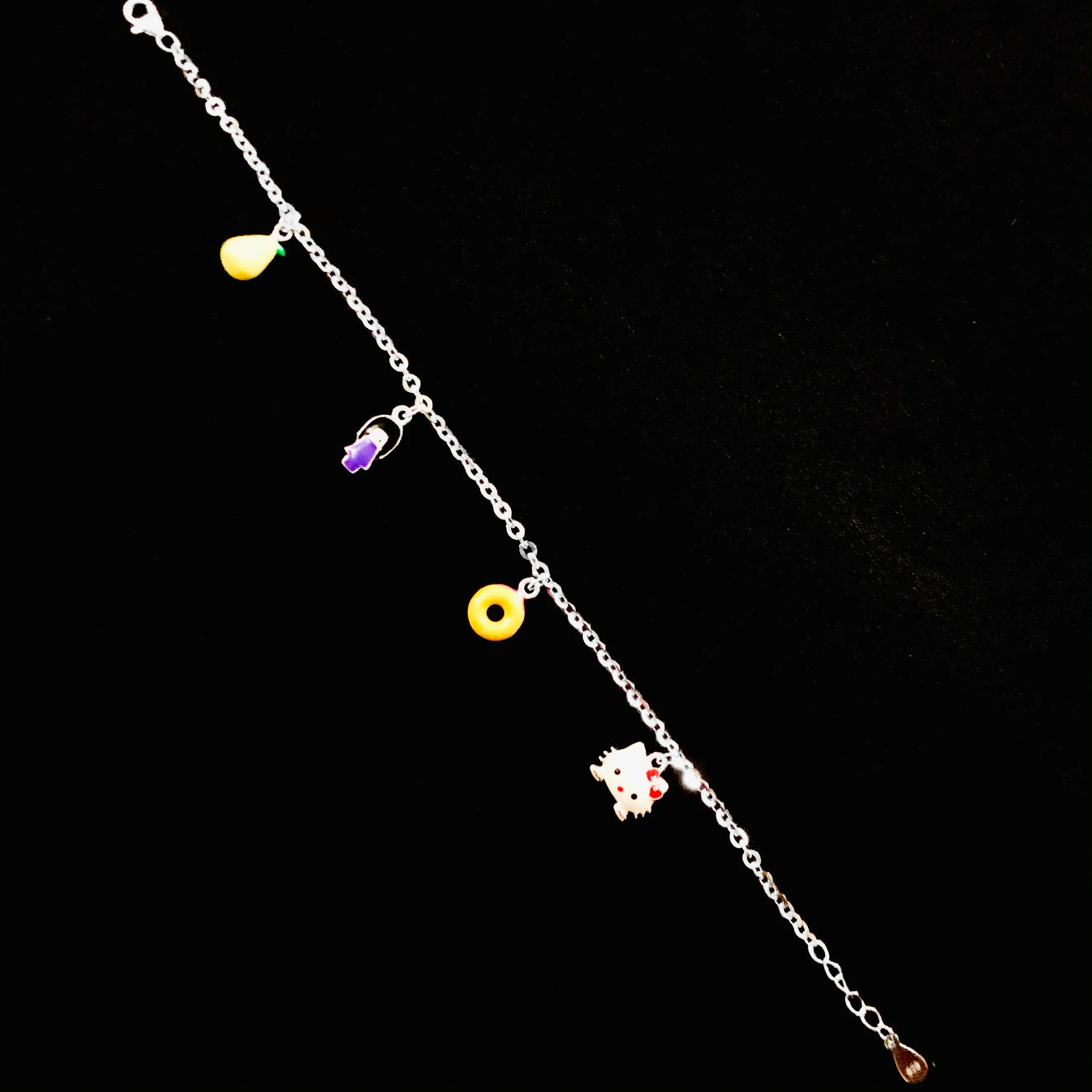 925 Silver Girls Openable and Adjustable Baby Bangle (Design 66)