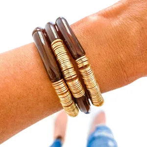 Acrylic Tube Bamboo Bracelet