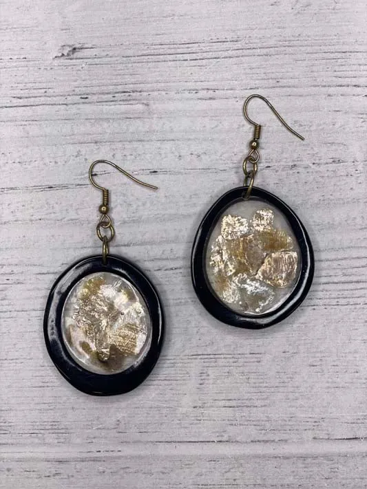 Alisha D Moon Stone Earrings