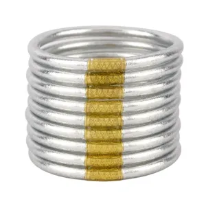 All Weather Bangles • Silver Serenity Prayer