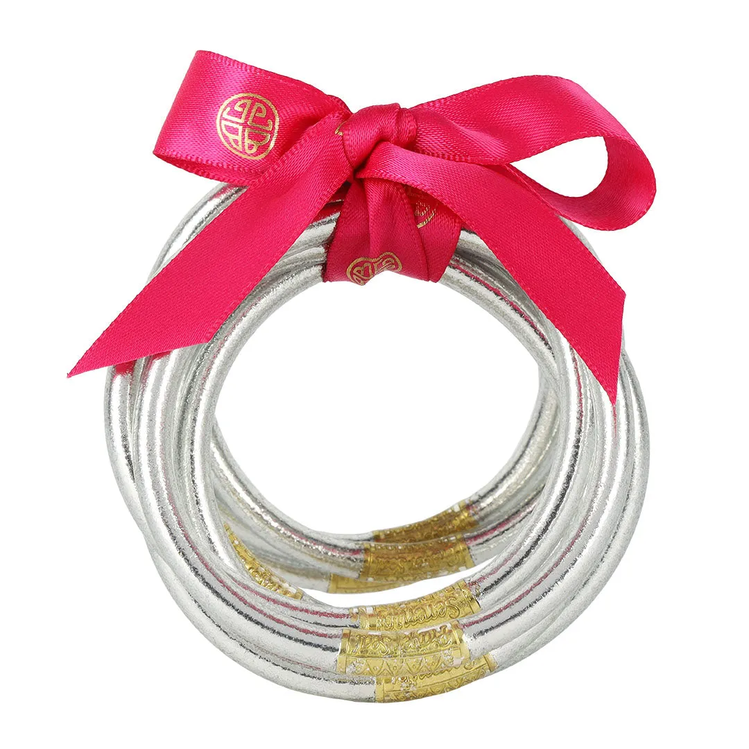 All Weather Bangles • Silver Serenity Prayer
