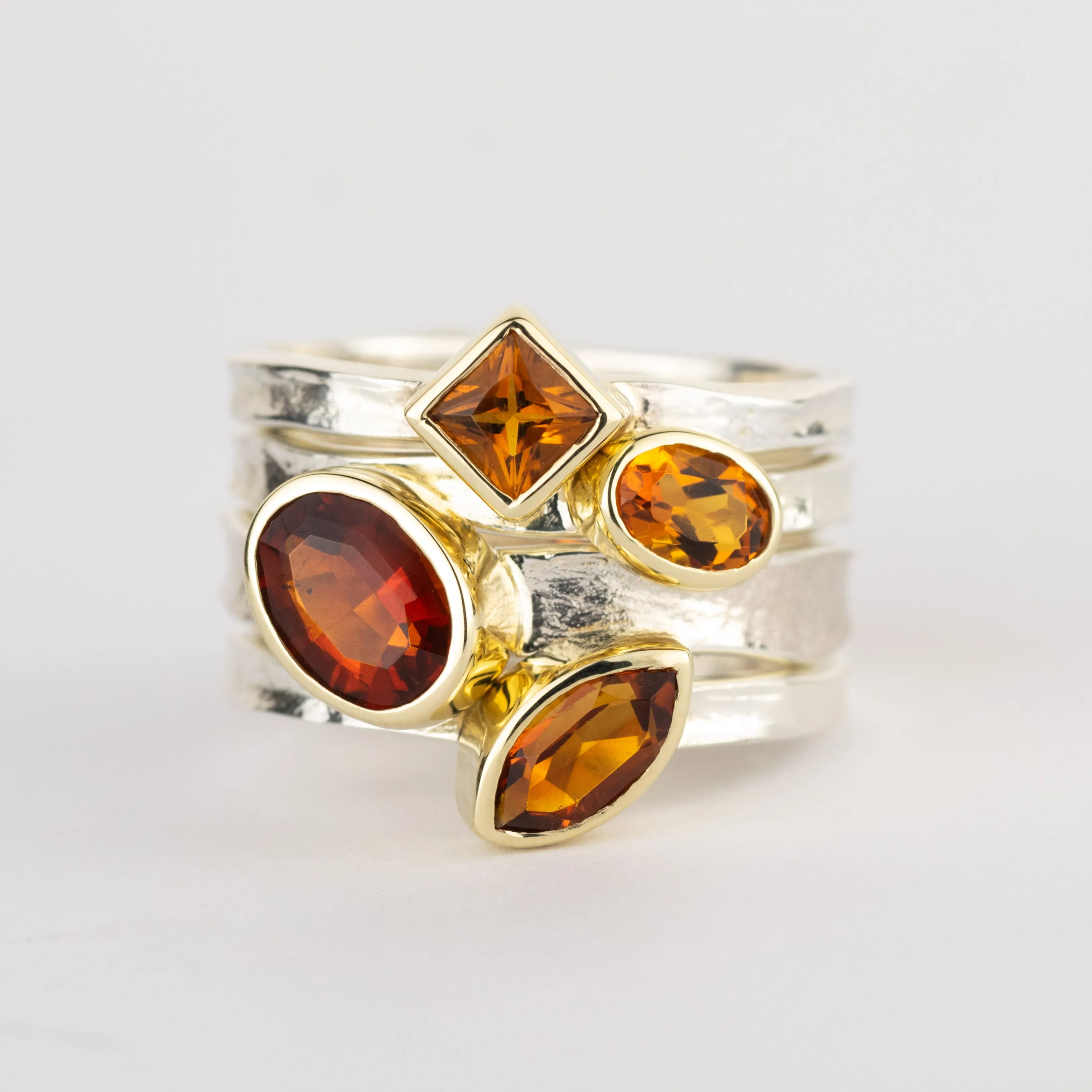 Amy - Oval Madeira Citrine Storybook Ring