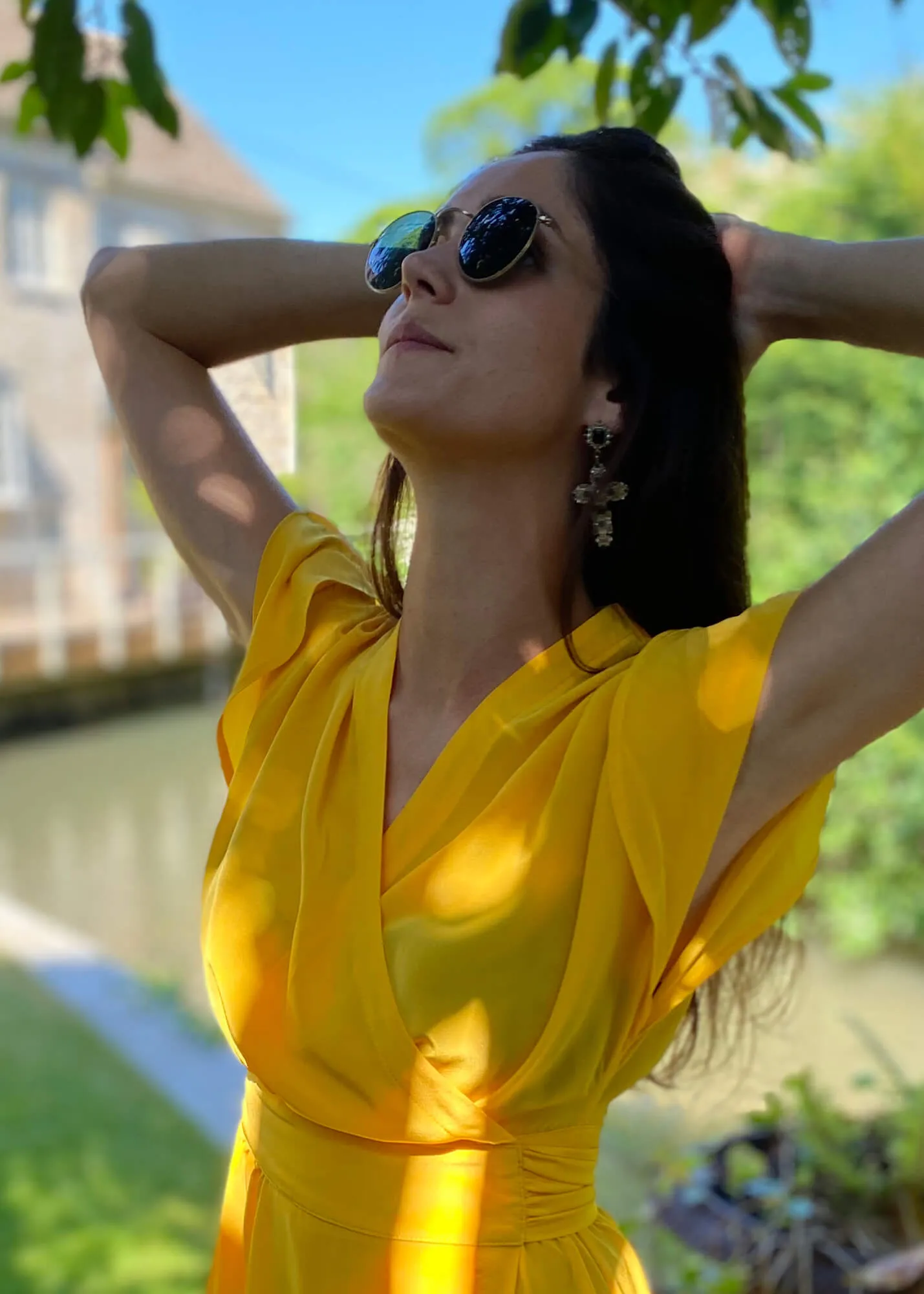 Athena Marie Silk Maxi Dress