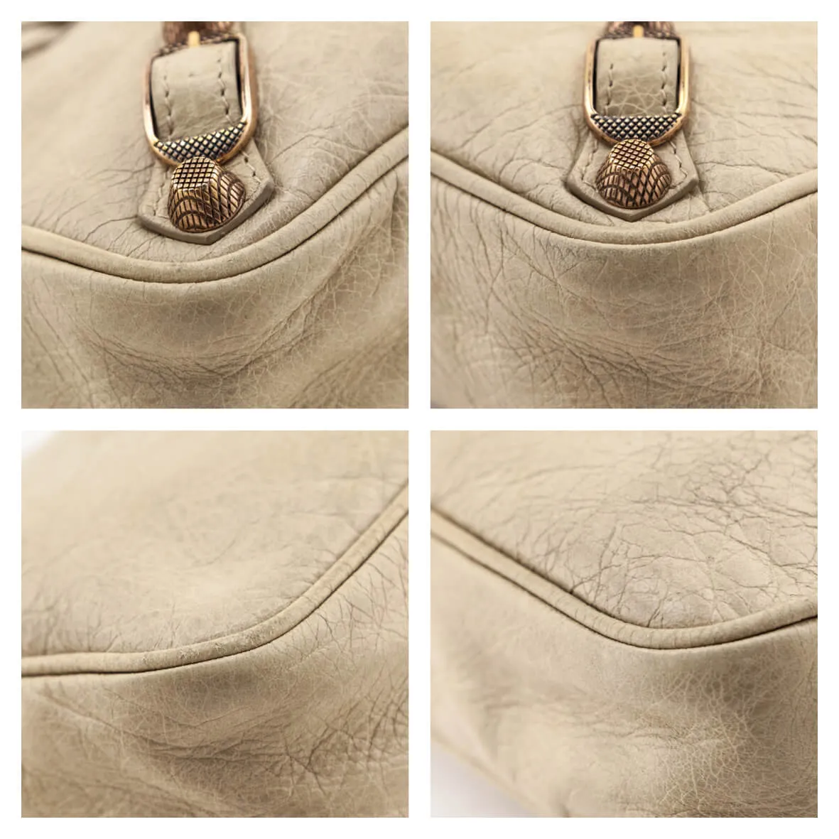 Balenciaga Dune Agneau Giant 12 Rose Gold Hip Crossbody Bag