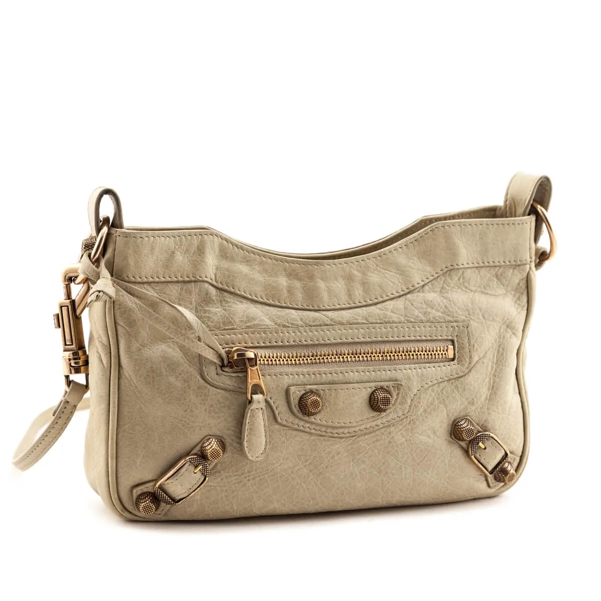Balenciaga Dune Agneau Giant 12 Rose Gold Hip Crossbody Bag