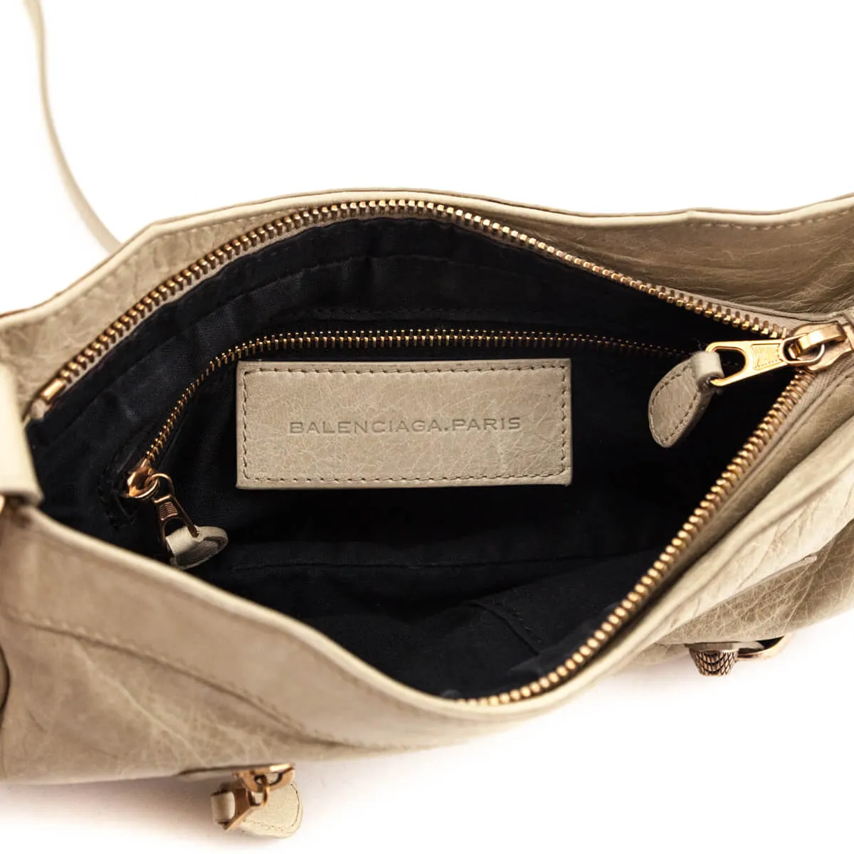 Balenciaga Dune Agneau Giant 12 Rose Gold Hip Crossbody Bag