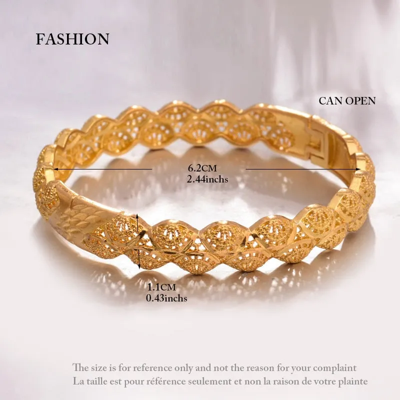 Bangles Gold Color Bangles For Women Link Bracelet For Women