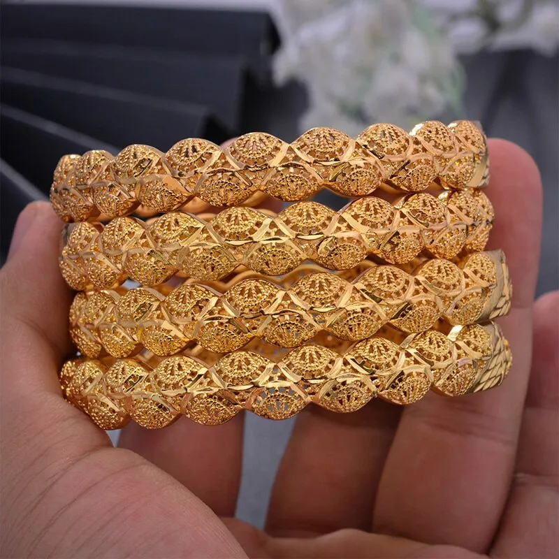 Bangles Gold Color Bangles For Women Link Bracelet For Women