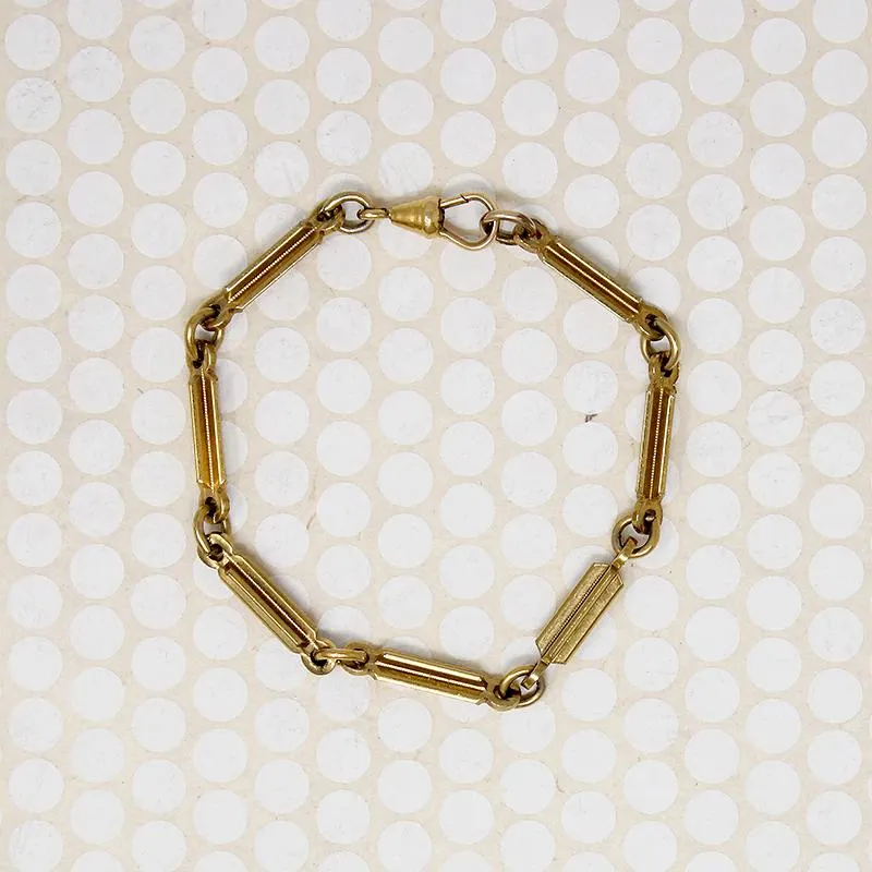 Bar Link Chain Convertible Necklace/Bracelet Combo