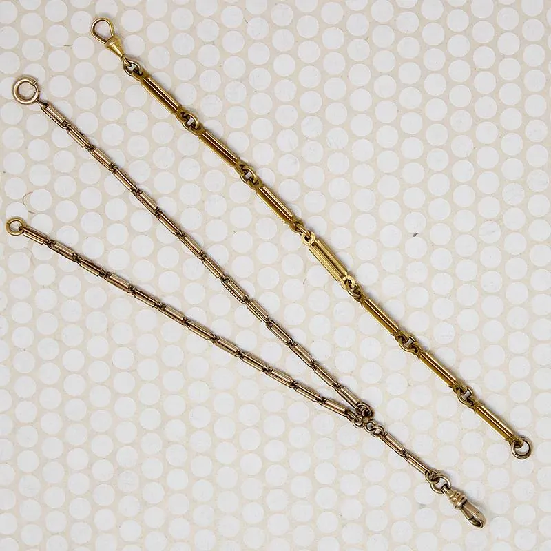 Bar Link Chain Convertible Necklace/Bracelet Combo