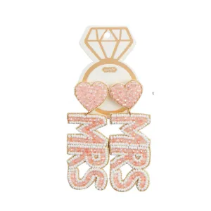 Beaded Mrs. Earrings