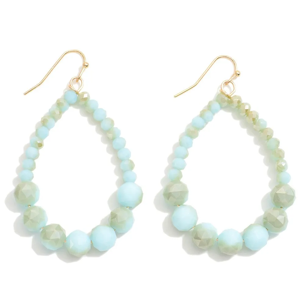 Beaded Teardrop Earring