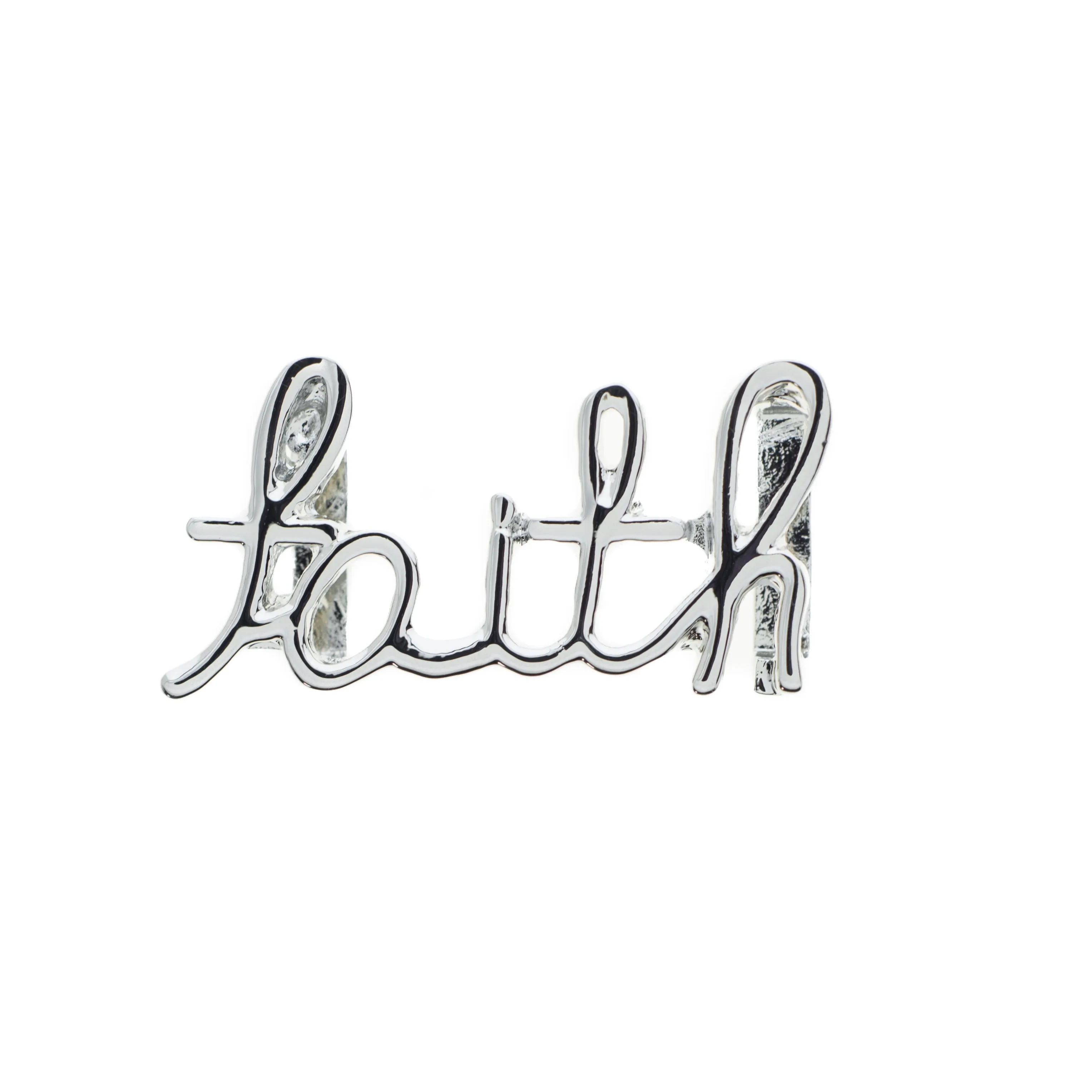 Buckle Up Rose Gold Faith Charm