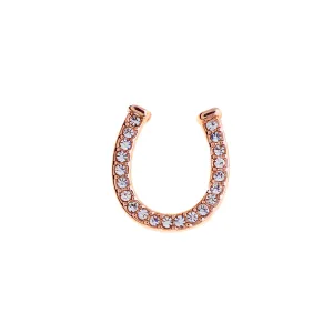 Buckle Up Rose Gold Horseshoe Charm
