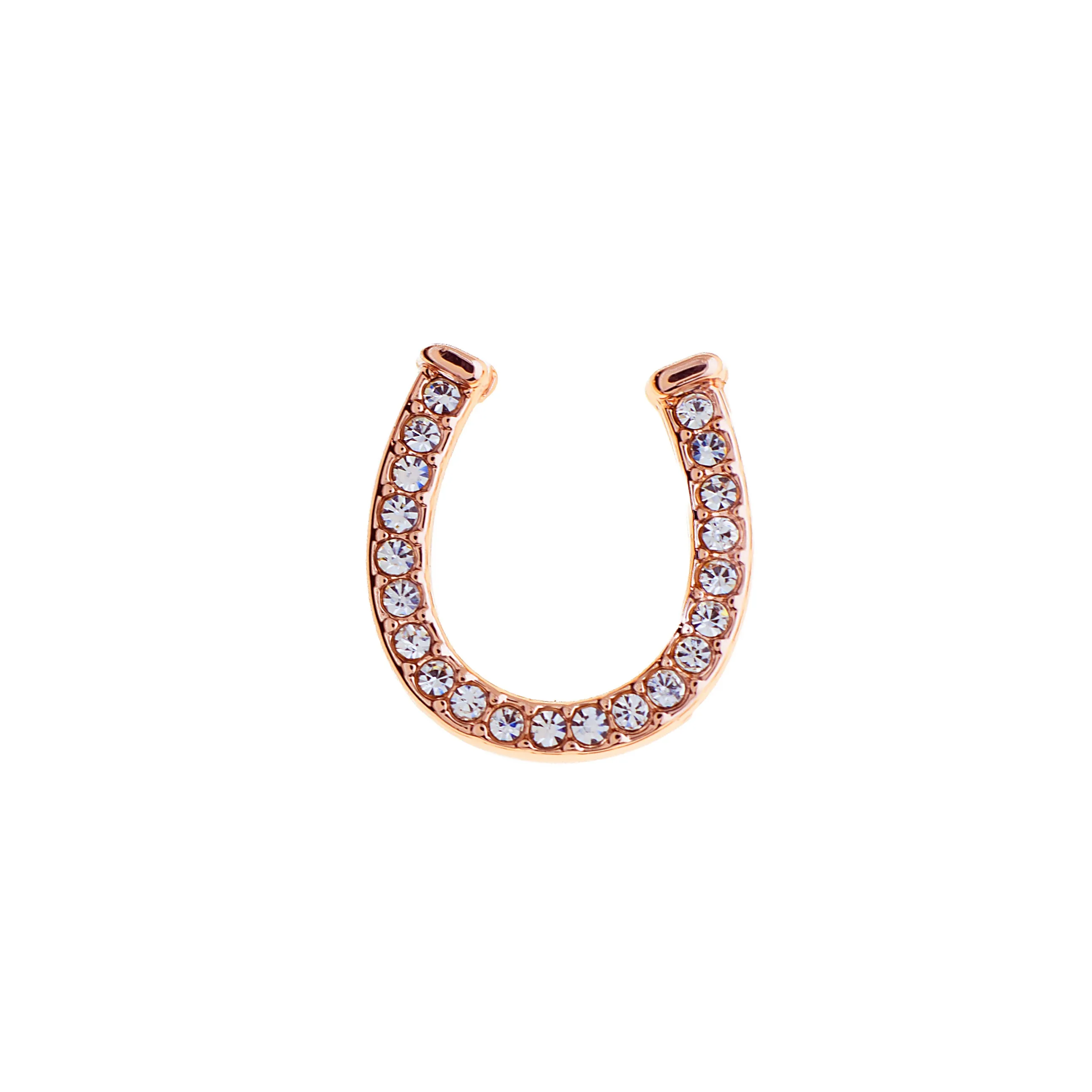 Buckle Up Rose Gold Horseshoe Charm
