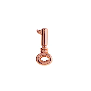 Buckle Up Rose Gold Key Charm