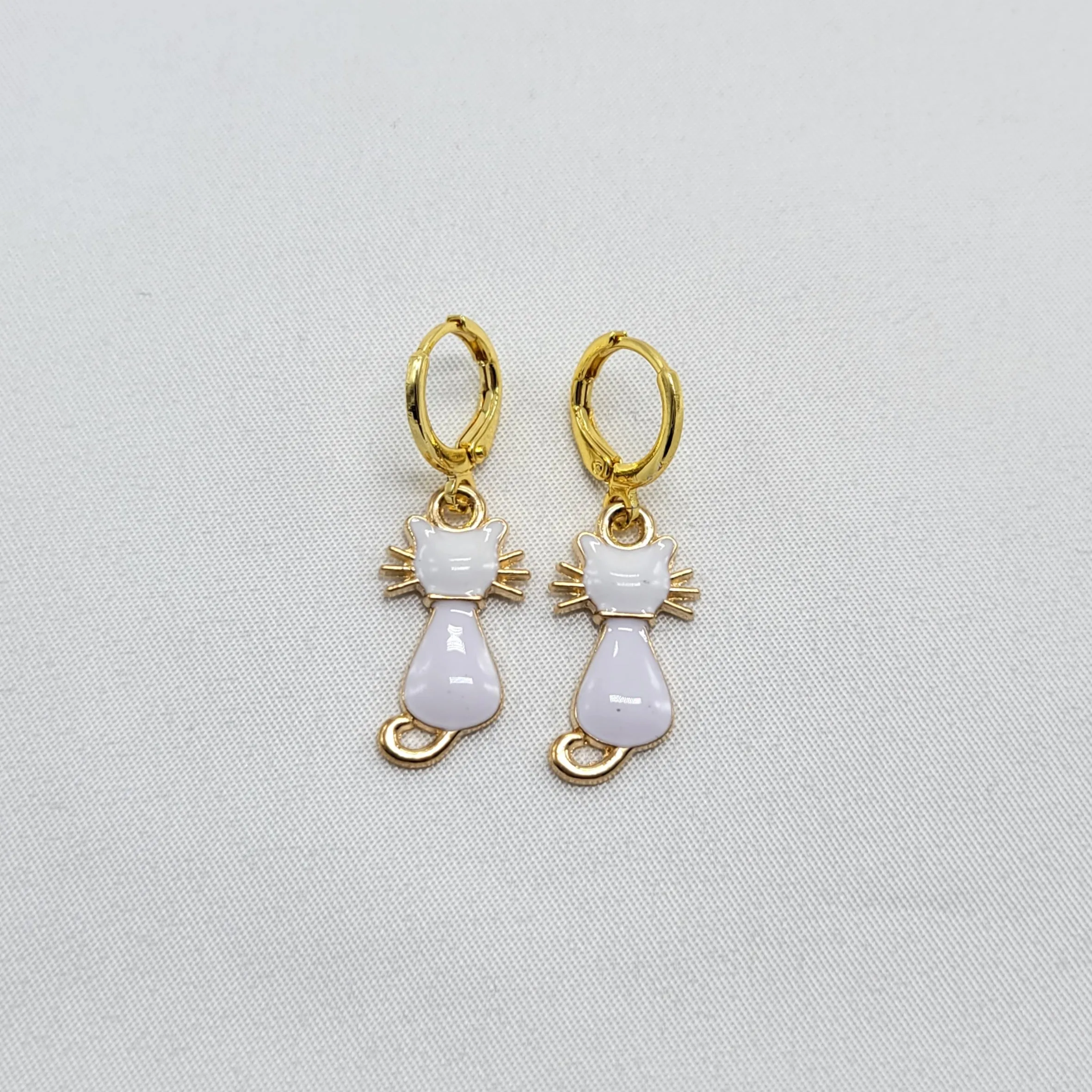 Cat Huggie Earrings