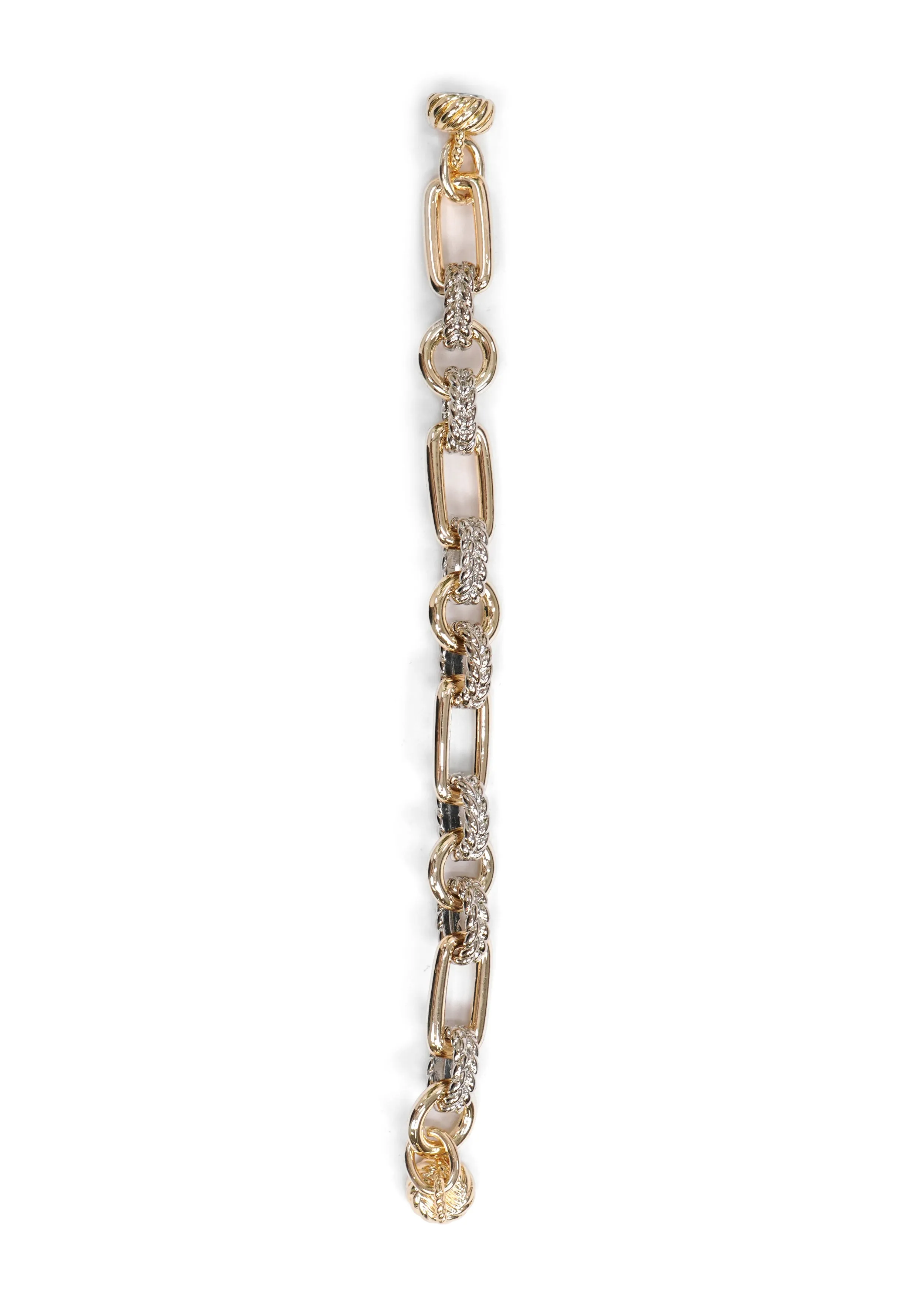 CCB - Mixed Metal Chain Link Bracelet
