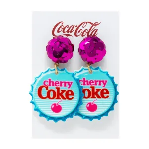Coca-Cola® Cherry Coke Bottle Cap Earrings