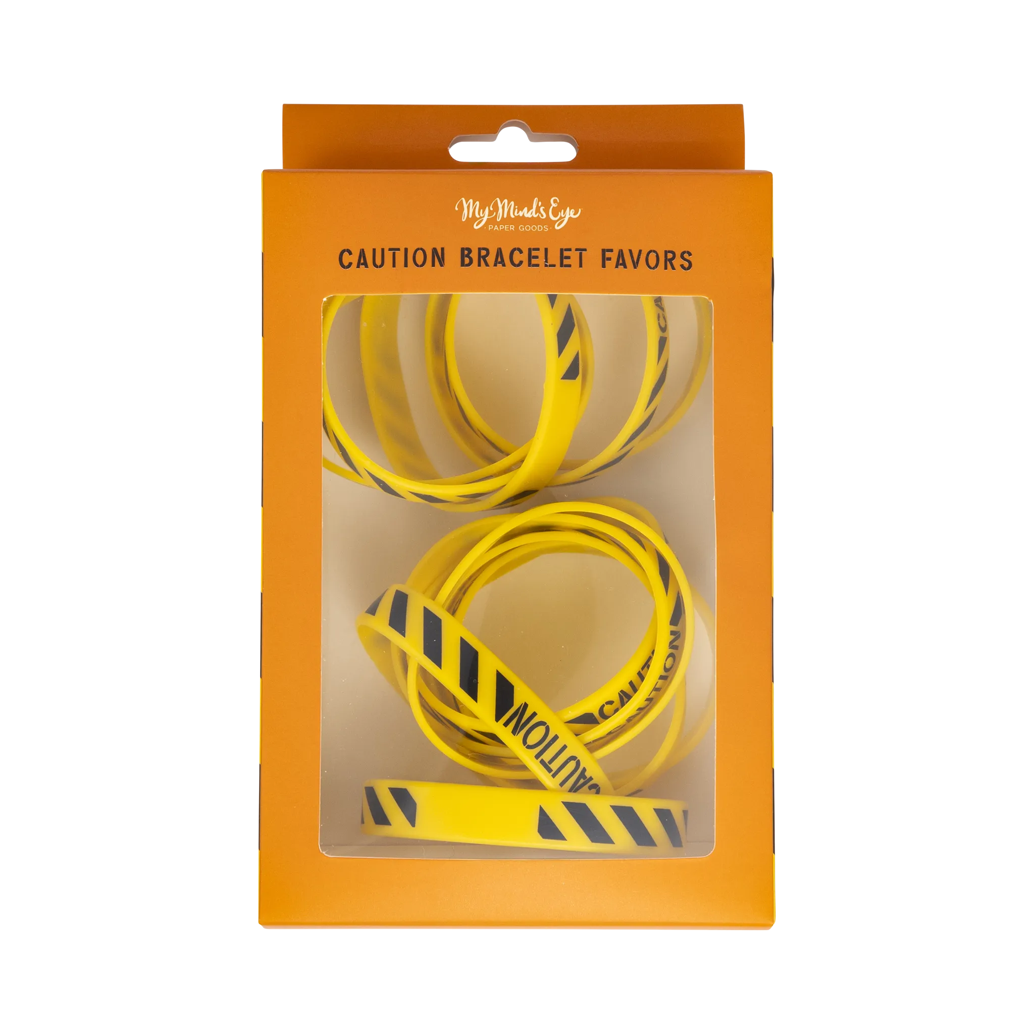 Construction Party Favor Rubber Bracelets