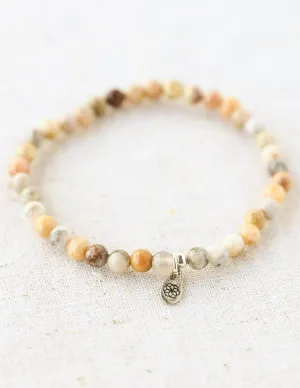 Crazy Lace Agate Mini Gemstone Bracelet