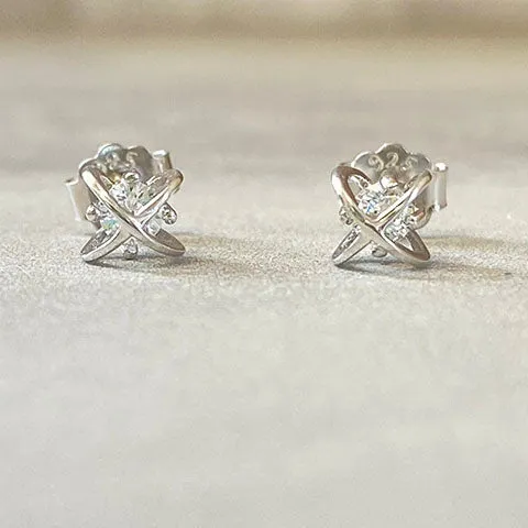 CZ Open Orb Earrings