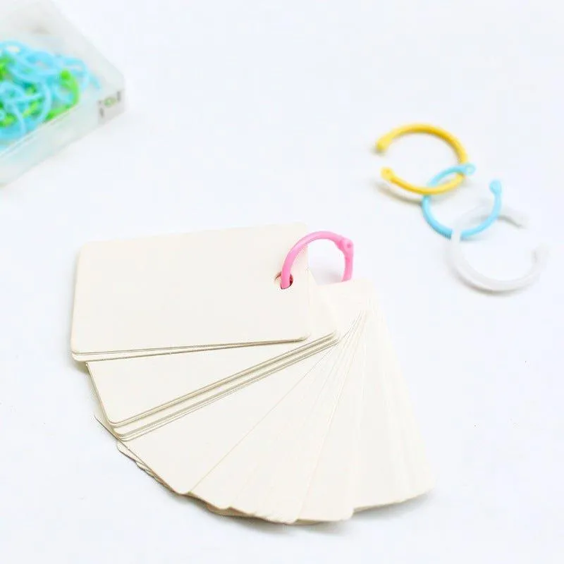 DIY Stationery Color Plastic Rings Binding Rings Plastic NP-070023