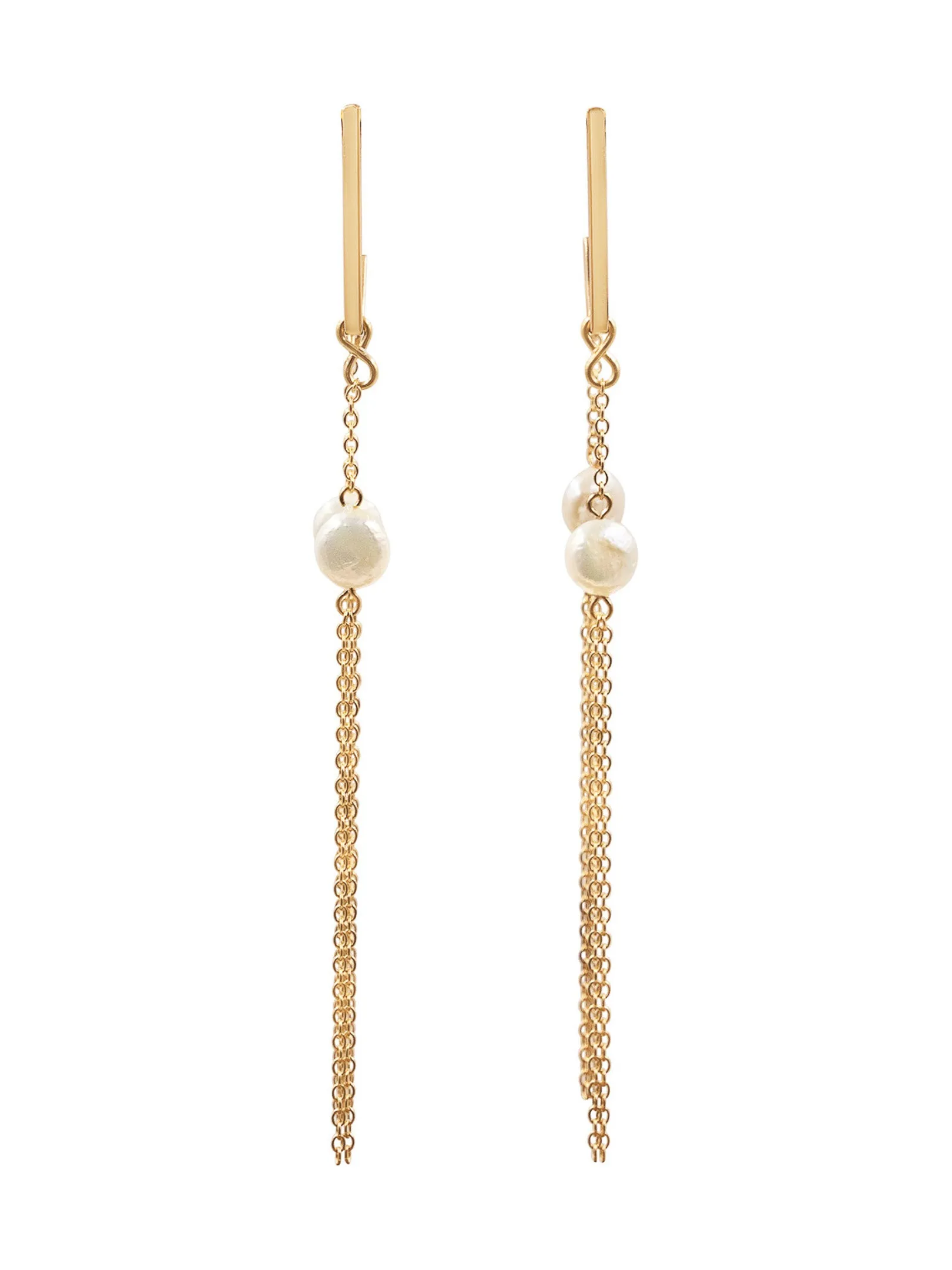 Doublicious Large Pearl Earrings