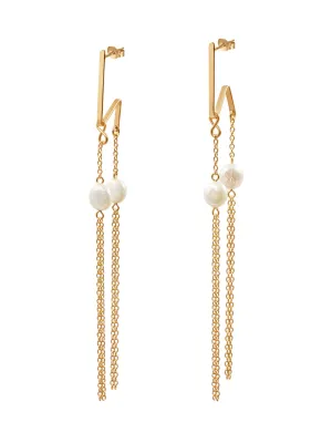 Doublicious Large Pearl Earrings