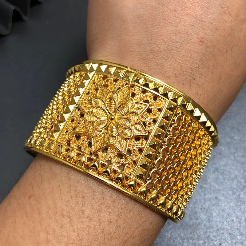 Dubai Gold Color Bangles Dubai Bangles Bracelets For Women