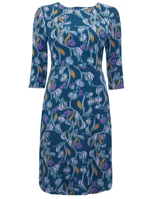 Emerald Print Dress