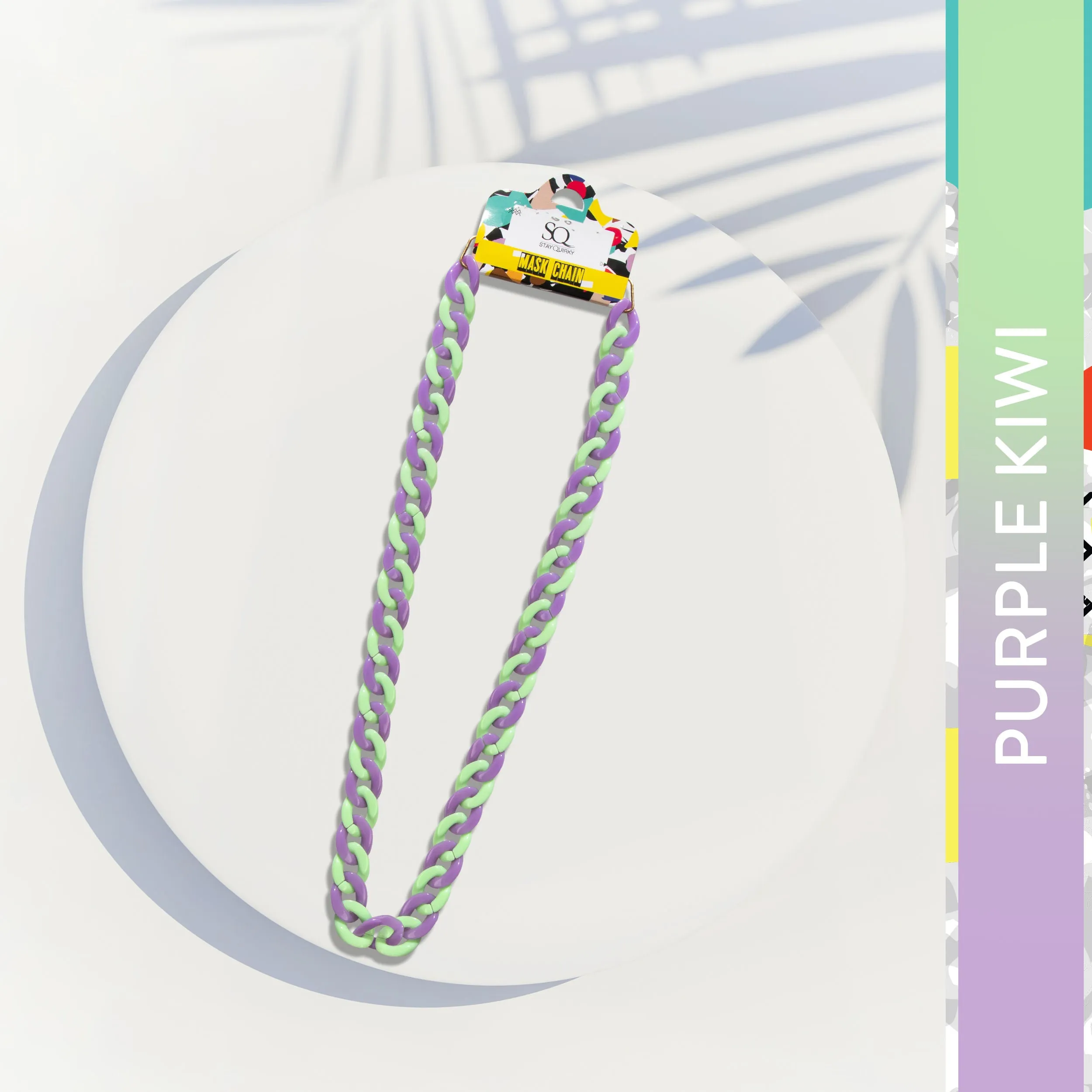 En-chain-ting Mask Chains by Stay Quirky - Purple Kiwi