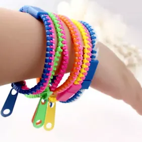 Fidget Zipper Bracelets | 4 Pack