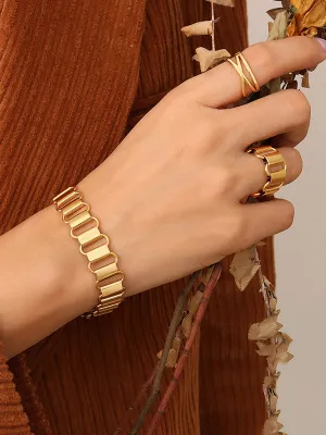 Flytonn-Chains Hollow Solid Color Bracelet Accessories