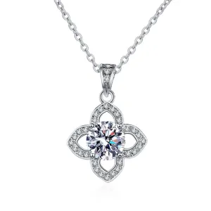 Four Leaf Clover Moissanite Necklace