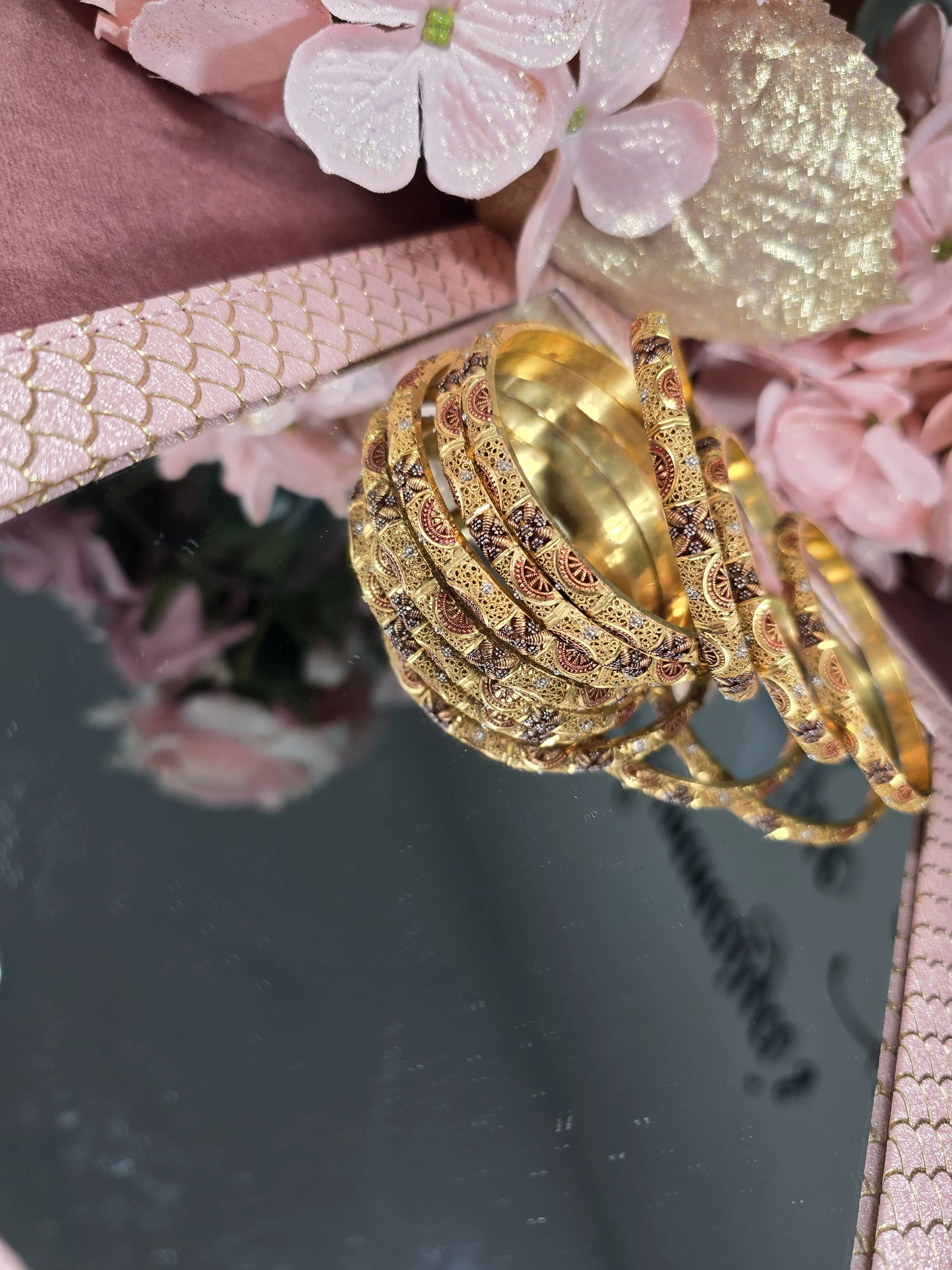 Gilded Grace Bangles Set of 6