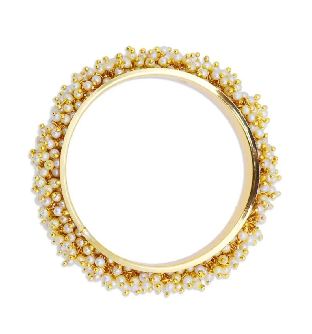 Gold Pearl Bangles.