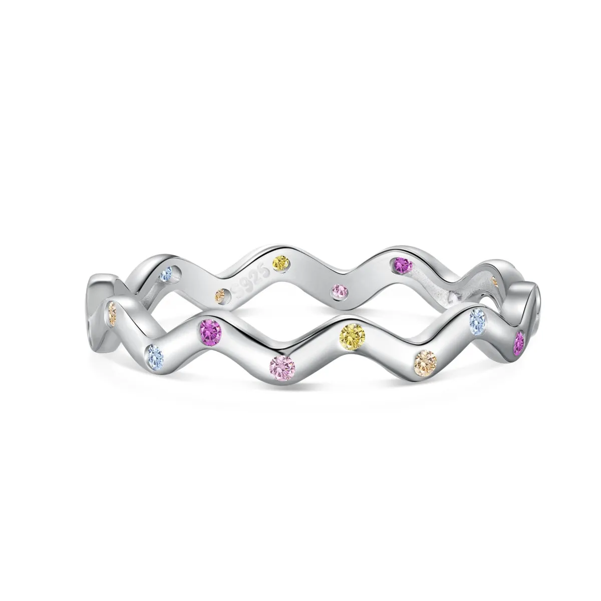 [Goodv]Ornate Vibrant Round Cut Daily Ring